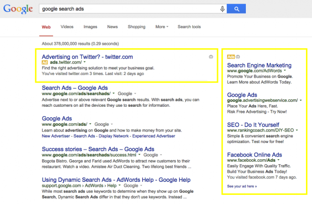 Yes, even Google Search is an example of native advertising